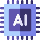 AI brain icon linking to artificial intelligence expertise website
